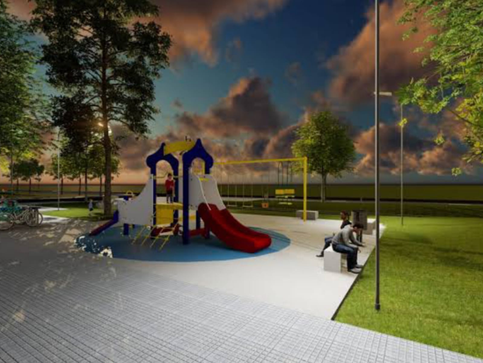 Inauguración del Parque Lineal Central de Young