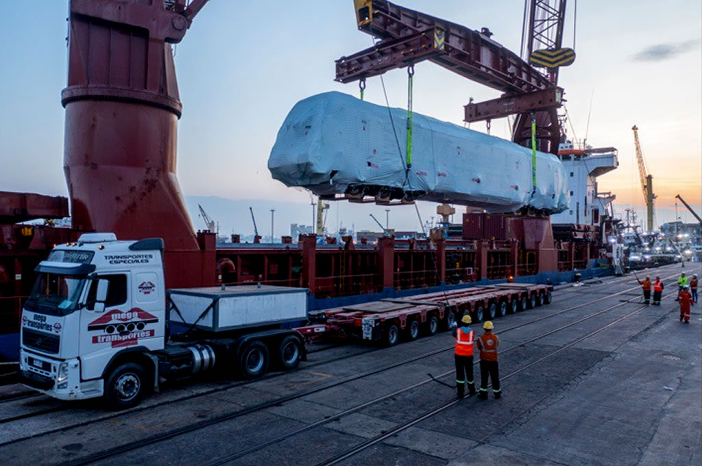 Así son las locomotoras del tren que transportará la celulosa de UPM 2