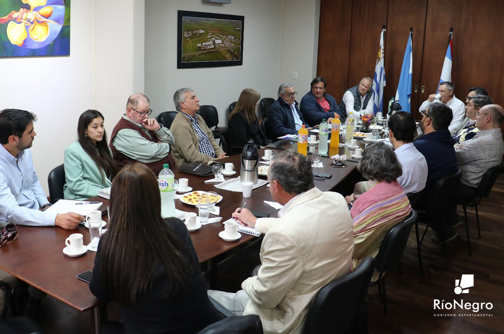 Reunión entre la Intendencia de Río Negro y la Corporación de Desarrollo de Gualeguaychú