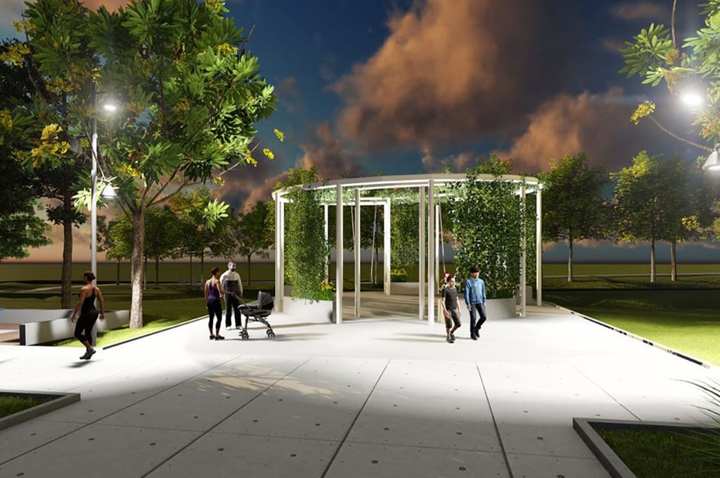 “El Rosedal” será otro de los atractivos del Parque Lineal de Young