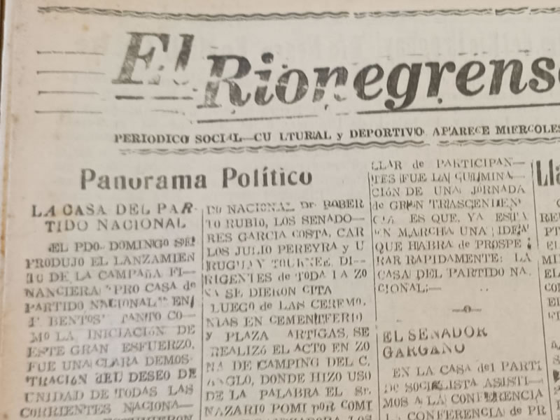 Aniversario de la Casa del Partido Nacional en Río Negro